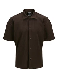 JACK & JONES Hemd 'JCOINTERLUDE' schoko