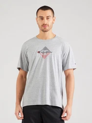 Champion Authentic Athletic Apparel T-Shirt marine / graumeliert / rot