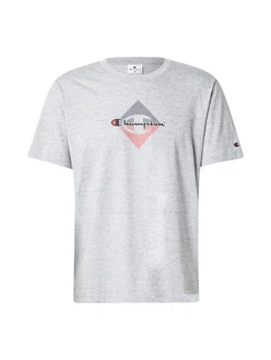 Champion Authentic Athletic Apparel T-Shirt marine / graumeliert / rot