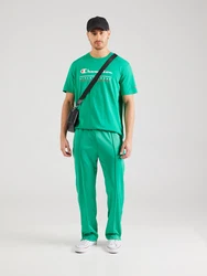 Champion Authentic Athletic Apparel T-Shirt grasgrün/rot/weiß