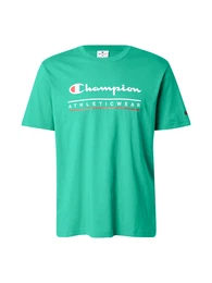 T-Shirt grasgrn / rot / wei