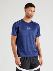 Nike Sportswear T-Shirt 'AIR' marineblau/pastellgelb/weiß