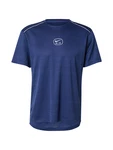 Nike Sportswear T-Shirt 'AIR' marineblau/pastellgelb/weiß