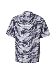 T-Shirt dunkelblau / wei