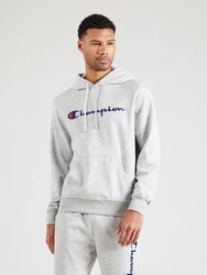 Champion Authentic Athletic Apparel Sweatshirt dunkelblau/graumeliert/rot