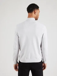 BOSS Pullover 'Momentum' hellgrau