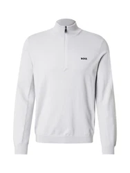 BOSS Pullover 'Momentum' hellgrau