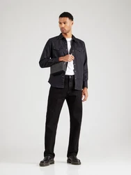 Wrangler Regular-fit Jeans Hose Texas schwarz
