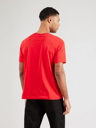 Champion T-Shirt Crewneck Kurzarmshirt rot/weiß