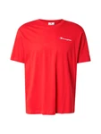 Champion T-Shirt Crewneck Kurzarmshirt rot/weiß