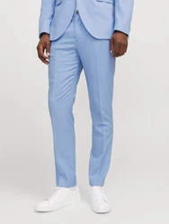 Jack & Jones Bügelfaltenhose Solaris taubenblau