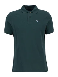 Poloshirt hellblau / dunkelgrn / wei