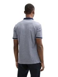 TOM TAILOR DENIM Poloshirt navy/weiß