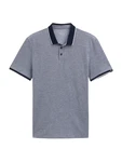 TOM TAILOR DENIM Poloshirt navy/weiß