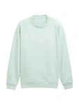 TOM TAILOR Denim Sweatshirt mit Logo Print mint