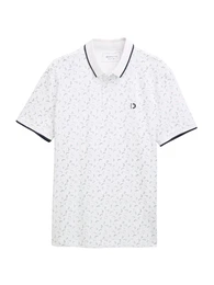 Poloshirt navy / aqua / wei