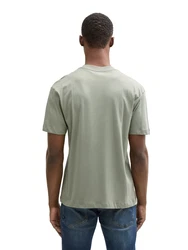 TOM TAILOR DENIM T-Shirt anthrazit/dunkelgrau/weiß