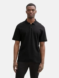 TOM TAILOR DENIM Poloshirt schwarz
