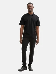 TOM TAILOR DENIM Poloshirt schwarz