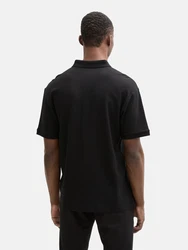 TOM TAILOR DENIM Poloshirt schwarz
