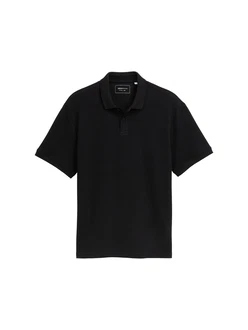 TOM TAILOR DENIM Poloshirt schwarz