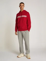 TOMMY HILFIGER Sweatshirt rot/schwarz/weiß