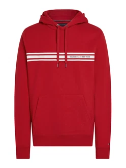 TOMMY HILFIGER Sweatshirt rot/schwarz/weiß