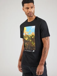 Nike Sportswear T-Shirt himmelblau/oliv/orange/schwarz