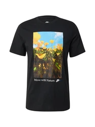 Nike Sportswear T-Shirt himmelblau/oliv/orange/schwarz