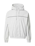 Nike Sportswear Jacke 'CLUB' hellgrau/schwarz