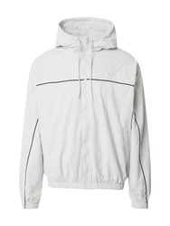 Nike Sportswear Jacke 'CLUB' hellgrau/schwarz
