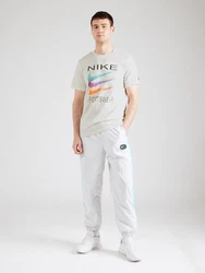 Nike Sportswear T-Shirt hellblau/grau/orange/schwarz