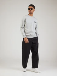 Nike Sportswear Sweatshirt 'CLUB' grau/schwarz/weiß
