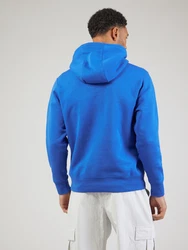 Nike Sportswear Sweatshirt 'CLUB' royalblau/hellorange/weiß