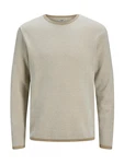 JJ Rebel Pullover 'JREBFRANK' beige/offwhite