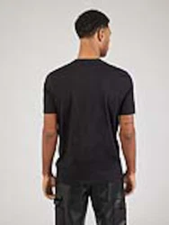 BOSS T-Shirt 'Spiderbat' schwarz/weiß