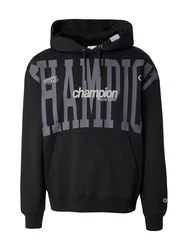Champion Authentic Athletic Apparel Sweatshirt grau / schwarz