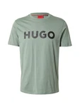 HUGO T-Shirt 'Dulivio' pastellgrn/schwarz