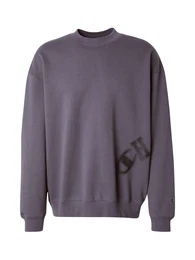 Sweatshirt lila / schwarz