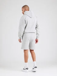 Champion Authentic Athletic Apparel Shorts graumeliert/rubinrot/weiß