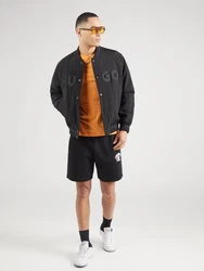 Champion T-Shirt Crewneck Kurzarmshirt dunkelblau / orange / cremeweiß