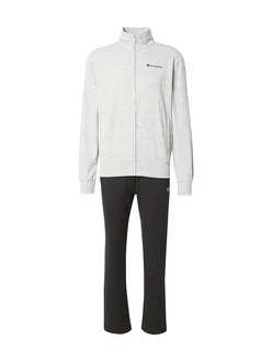 Champion Authentic Athletic Apparel Jogginganzug graumeliert/schwarz