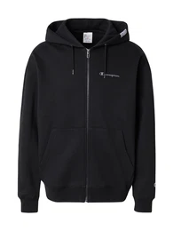 Sweatjacke grau / schwarz