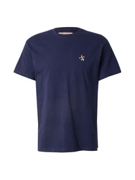 T-Shirt creme / navy / pastellblau / orange