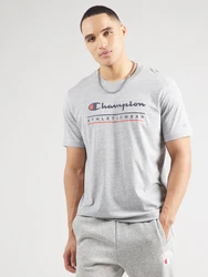 Champion Authentic Athletic Apparel T-Shirt navy / graumeliert / rot