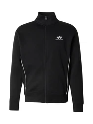 ALPHA INDUSTRIES Sweatjacke schwarz/weiß