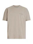 AllSaints T-Shirt 'Underground' (OCS) taupe/dunkelgrau