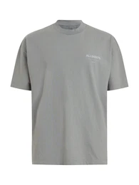 T-Shirt 'Underground' (OCS) grau / wei