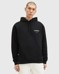 AllSaints Sweatshirt 'UNDERGROUND' (GOTS) schwarz/offwhite