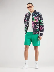 Champion Authentic Athletic Apparel Shorts grasgrün/rot/weiß